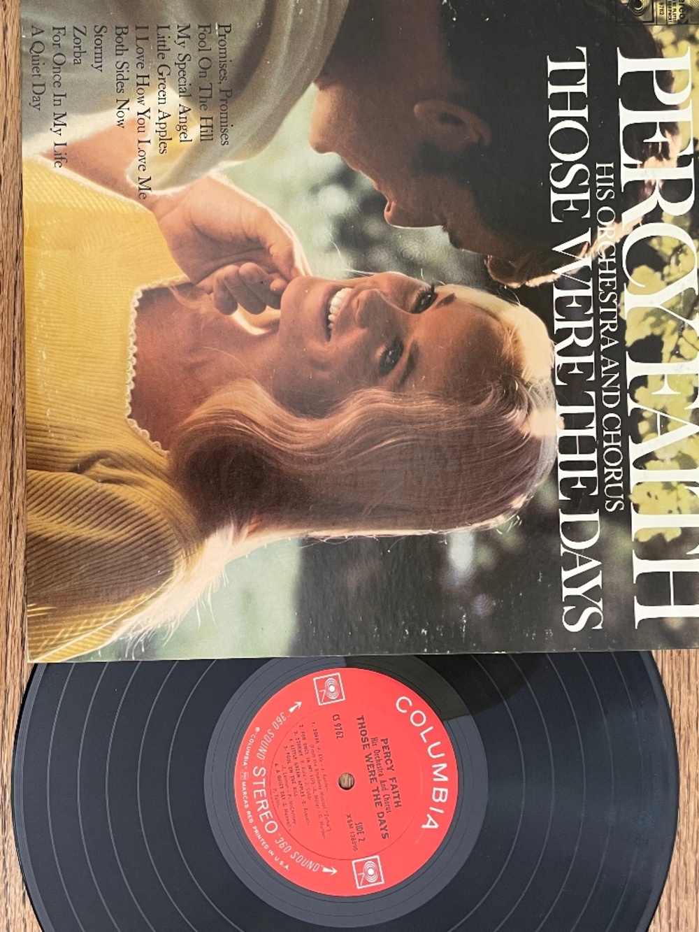12" Vinyl Record Album Percy Faith, His Orchestra And Chorus Those Were The Days